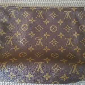 Louis Vuitton authentic clutch from early 1980s.